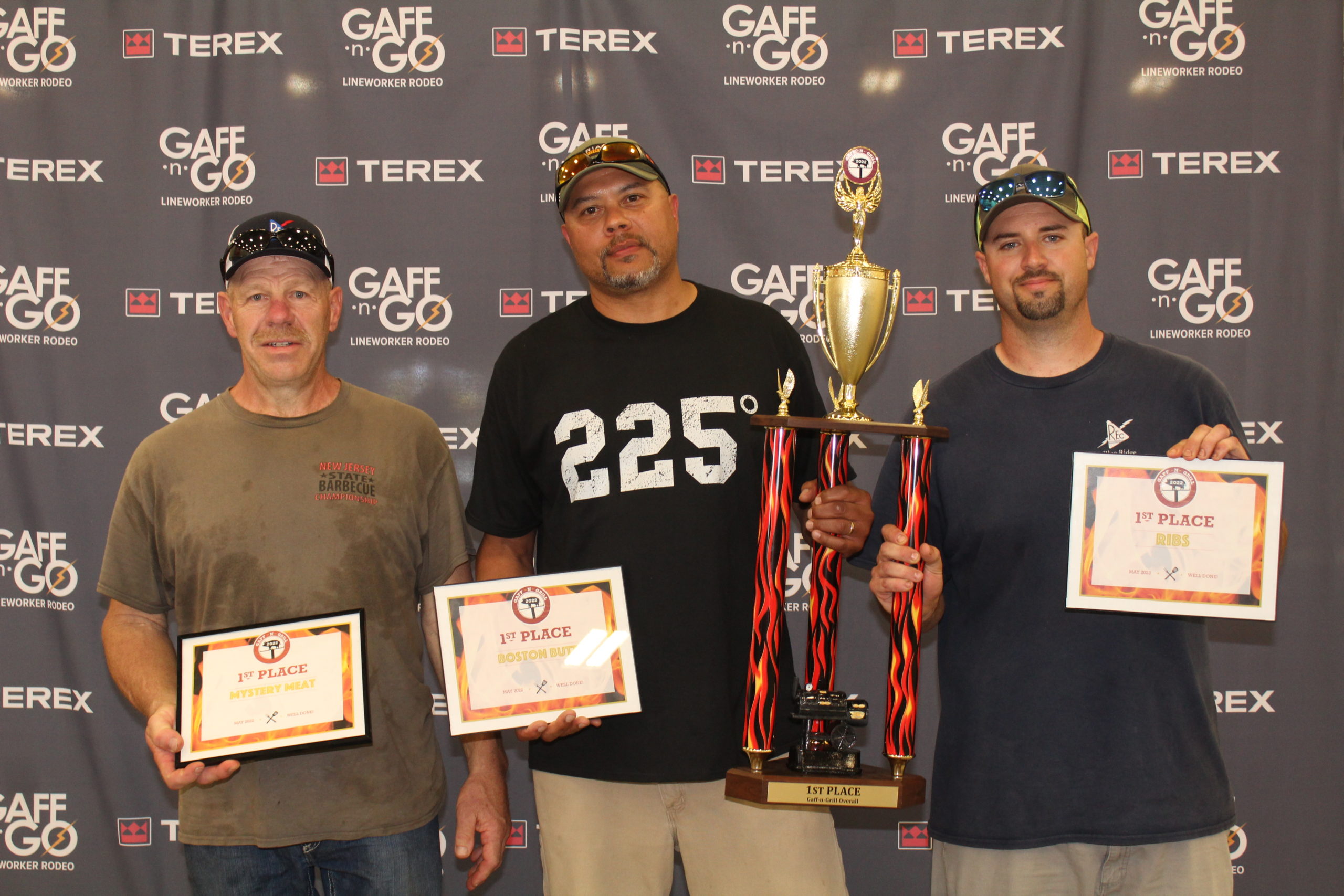 The Blowin' Smoke Gaff-n-Grill Team from Rappahannock Electric Co-op took three first and best overall. Congrats to Doug Miller, Steve Mason and David Annalora.