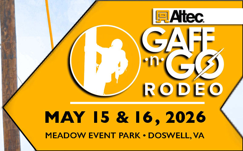 event logo for the 2025 gaff-n-go rodeo event sponsored by altec